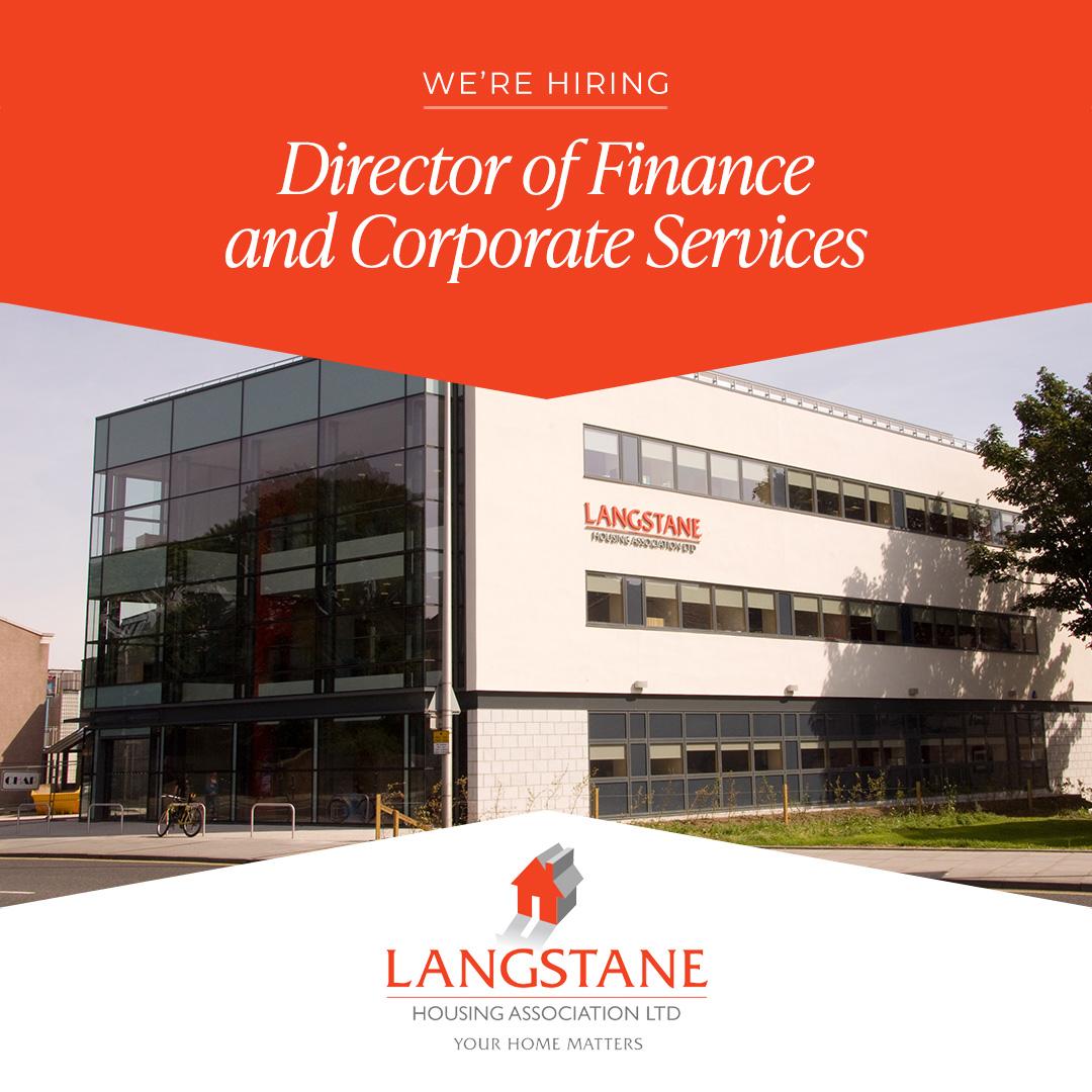 We are recruiting - Director of finance and corporate services